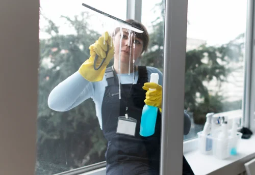 Nettoyage de vitres intérieures et extérieures au Plessier-Rozainvillers